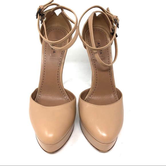 ✨Azzedine Alaïa✨ TO DIE FOR Nude Platform Heel 37 - Picture 2 of 8